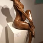 Pieces of me with me Marc de Corte dancing woman sculpture dance sculpture girl sculpture garden sculpture bronze sculpture contemporary sculpture Art Yi gallery Brussels art gallery