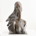 romance woman sculpture portrait sculpture contemporary art Hedwige Leroux Art Yi gallery Brussels art gallery