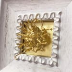 unbekannter Samen 5 unbekannte Kraft Harzkunst Blattgold japanische Kunst abstrakte Malerei abstrakte Kunst Mischtechnik Art Yi-Galerie Brüsseler Kunstgalerie