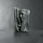 who is the reader book sculpture paola grizi contemporary book and face sculpture art yi brussels art gallery