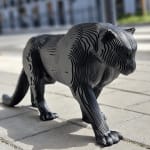 Leone Löwe zeitgenössische Tierskulpturkunst von Jean-Paul KALA