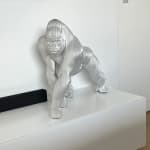 sculpture gorille sculpture animalière sculpture contemporaine jean paul kala Galerie Art Yi galerie d'art de Bruxelles