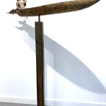 bijna etenstijd lieven d'haese hedendaagse bronzen sculptuur bootsculptuur kindersculptuur kinderdroom Art Yi kunstgalerie in brussel