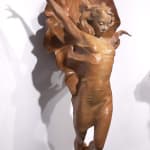 Sculpture d'automne Marc de Corte sculpture d'ange sculpture de fille sculpture de danse libre sculpture de femme nue sculpture humaine sculpture murale sculpture en bronze sculpture contemporaine Galerie Art Yi Galerie d'art de Bruxelles