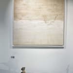 Chems awakening of light abstract painting acrylic painting sand painting meditation painting zen art waterscape water painting at Art Yi gallery in Brussels