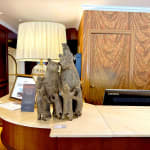 Malanka schattig en schattig dier familie hedendaagse bronzen beer sculptuur sophie verger