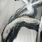 Dans Chinese kalligrafie kunst schilderij Zhang Wenhui zwart-witte inkt kunst acryl schilderij op canvas Art Yi-galerij Kunstgalerij Brussel