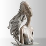 romantiek vrouw beeldhouwwerk portretsculptuur hedendaagse kunst Hedwige Leroux Art Yi-galerij Kunstgalerij Brussel