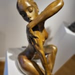 Pieces of me with me Marc de Corte dancing woman sculpture dance sculpture girl sculpture garden sculpture bronze sculpture contemporary sculpture Art Yi gallery Brussels art gallery