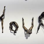 live your dream letter sculpture of Marc de Corte contemporary bronze sculpture personalized phrase poem word sculpture at Art Yi gallery in Brussels