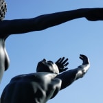 Before and after sculpture Marc de Corte couple sculpture dance sculpture woman sculpture man sculpture naked human sculpture garden sculpture bronze sculpture contemporary sculpture Art Yi gallery Brussels art gallery