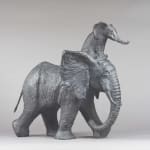 grote mahout sophie verger olifant sculptuur hedendaagse bronzen sculptuur tuin interieur dierensculptuur kunst Kunstgalerij Brussel Kunstgalerij Brussel