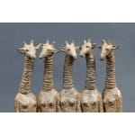 five young ladies giraffe sculpture lovely standing giraffes in dress sophie verger contemporary bronze animal sculpture desk art decoration art yi brussels art gallery