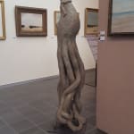 Op het strand van Berck Sophie Verger dierensculptuur octopussculptuur meisjessculptuur tuinsculptuur toursculptuur hedendaagse sculptuur bronzen sculptuur Art Yi-galerij Kunstgalerij Brussel