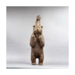 father and daughter cute child and adorable animal bear contemporary bronze sculpture sophie verger