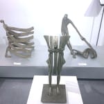 Isabel Miramontes sculpture contemporaine minimalisme abstraction sculpture bronze galerie d'art bruxelles art yi