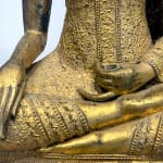 Bangkok Boeddhabeeld Ratanakosin Thailand Boeddha Aziatische Antiquea Gouden Boeddha Bronzen Boeddha ar yi brusselse kunstgalerij