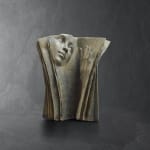meerdere lezingenboek sculptuur paola grizi hedendaagse bronzen sculptuur kunst een vrouwengezicht dat het boek opent Art Yi-galerij Kunstgalerij Brussel