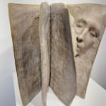Kiss book sculpture love couple sculpture face sculpture paola grizi contemporary bronze sculpture art yi brussels art gallery