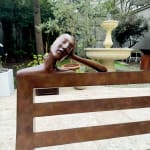 Daydream bench sculpture Isabel Miramontes monumental bronze sculpture for garden sculpture garden design garden art exterior design in Hotel Barsey by Warwick in Brussels Art Yi gallery Brussels art gallery