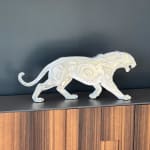 Furiosa luipaard dier hedendaagse beeldhouwkunst van Jean-Paul KALA