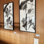 Liu Dongyao Chinese kalligrafie schilderij Japanse kalligrafie kunst inkt kunst inkt schilderij zwart-wit Aziatische kunst schilderij Art Yi-galerij Kunstgalerij Brussel