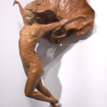 Autumn sculpture Marc de Corte angel sculpture girl sculpture free dance sculptur edancing woman naked human sculpture wall sculpture bronze sculpture contemporary sculpture Art Yi gallery Brussels art gallery