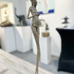 Venus Hedwige Leroux schwangere Frau schöne junge Mutter zeitgenössische Bronzeskulptur Kunst Art Yi Galerie Brüsseler Kunstgalerie