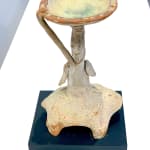 dynastie han poterie émaillée pied de lampe poterie antique chinoise art yi galerie d'art de bruxelles