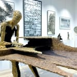 pianiste virtuose musicien bronze sculpture contemporaine jacques van den abeele à la galerie art yi à bruxelles