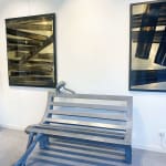 Daydream bankstoel abstract eigentijds brons tuinbeeld monumentaal beeldhouwwerk isabel miramontes tuindecoratie ontwerp zwembad stoel kunst yi galerij brussel