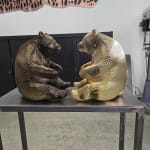bochoo jean paul kala contemporary panda sculpture animal sculpture Art Yi metal sculpture art gallery in brussels