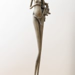 Venus hedwige leroux zwangere vrouw mooie jonge moeder hedendaagse bronzen beeldhouwkunst Art Yi-galerij Kunstgalerij Brussel
