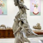 Venere Hedwige Leroux donna incinta bella giovane madre scultura in bronzo contemporanea arte Galleria Art Yi Galleria d'arte di Bruxelles