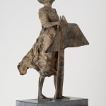 Eureka with socla lieven d'haese contemporary bronze sculpture a boy standing sculpture garden sculpture art garden design Art Yi child sculpture childhood dream art gallery in brussels