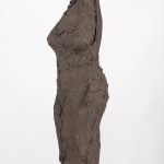 Standing abstract figurative ceramic sculpture by artist Emilio DiIorio
