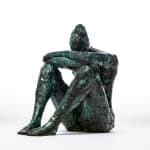 Bronze sculpture of a woman by sculptor Emilio DiIorio.