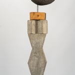 Abstract figurative ceramic sculpture by artist Emilio DiIorio