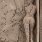 Figurative ceramic relief by sculptor Emilio DiIorio