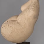 Abstract figurative ceramic sculpture by artist Emilio DiIorio