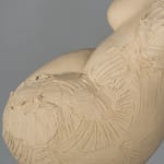 Abstract figurative ceramic sculpture by artist Emilio DiIorio