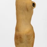 Abstract torso in ceramic by sculptor Emilio DiIorio