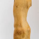 Abstract torso in ceramic by sculptor Emilio DiIorio