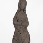 Standing abstract figurative ceramic sculpture by artist Emilio DiIorio