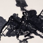 Artist Wang Chuan's ink art practice in 1997