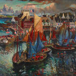 Richard Hayley Lever, Concarneau (Quatorze Juillet), 1911