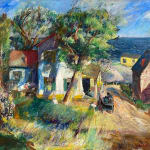 John Whorf, Provincetown Seaside Landscape