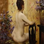 Irving Ramsey Wiles, Seated Nude