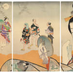 Kobayashi Kiyochika (1847–1915), The Tenmei Era (Tenmei no koro), from the series Floral Patterns (Hana moyo), 1896, 3rd month