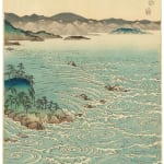 Utagawa Hiroshige (1797-1858), The Fuji River in snow (Fujikawa sekkei), about 1842-44